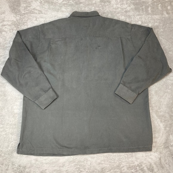 Forsyth of Canada Corduroy Shirt XL Olive Green Long Sleeve Button Down Mens - Picture 2 of 10